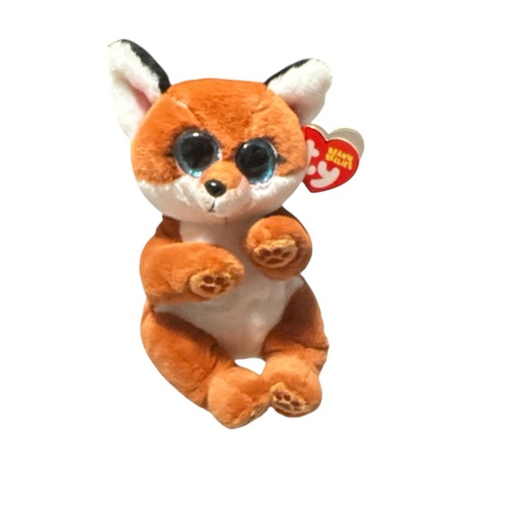 Ty Beanie “Witt” Fox Plush - Orange and White - Picture 1 of 9